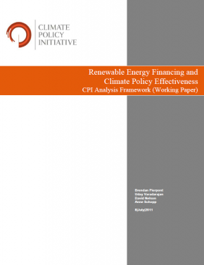 Renewable Energy Financing and Climate Policy Effectiveness