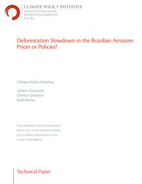 Deforestation Slowdown in the Brazilian Amazon: Prices or Policies?