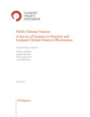 Public Climate Finance: A Survey of Systems to Monitor and Evaluate Climate Finance Effectiveness