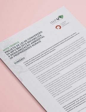 Projeto de Lei de conversão da MP 884/2019 inviabiliza a regularização ambiental de propriedades rurais
